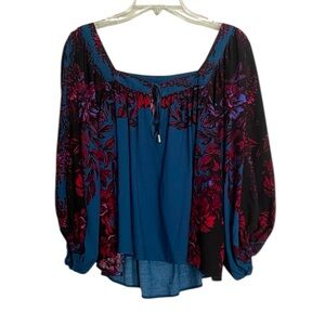 Free People Boho Peasant Blouse NEW